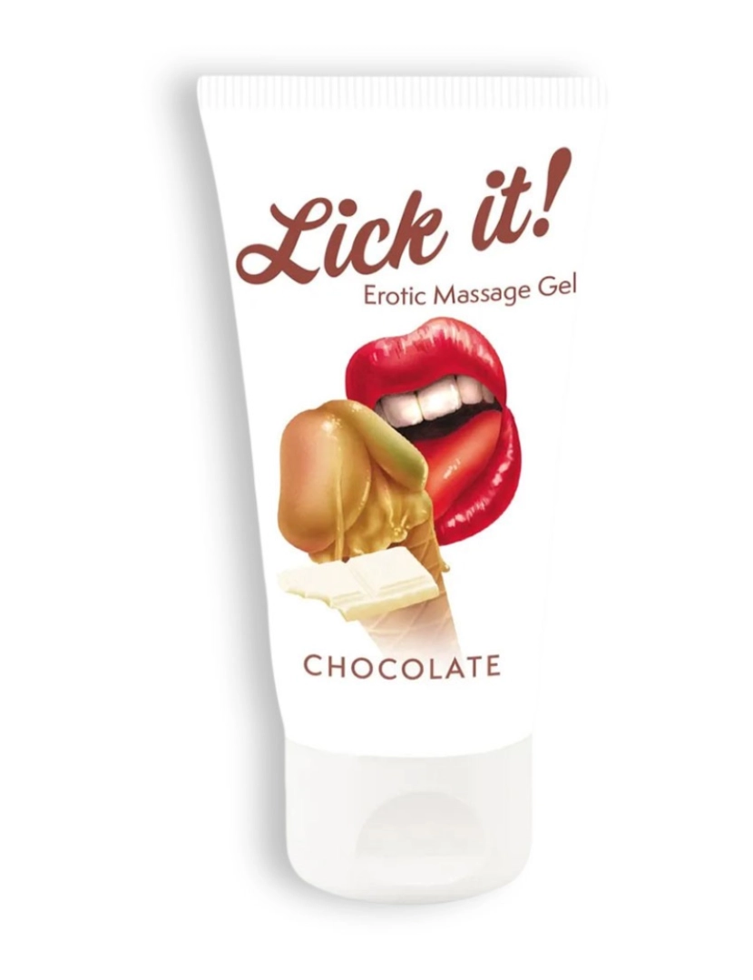 imagem de Óleo de Massagem Lick it Chocolate Branco (50 ml)1