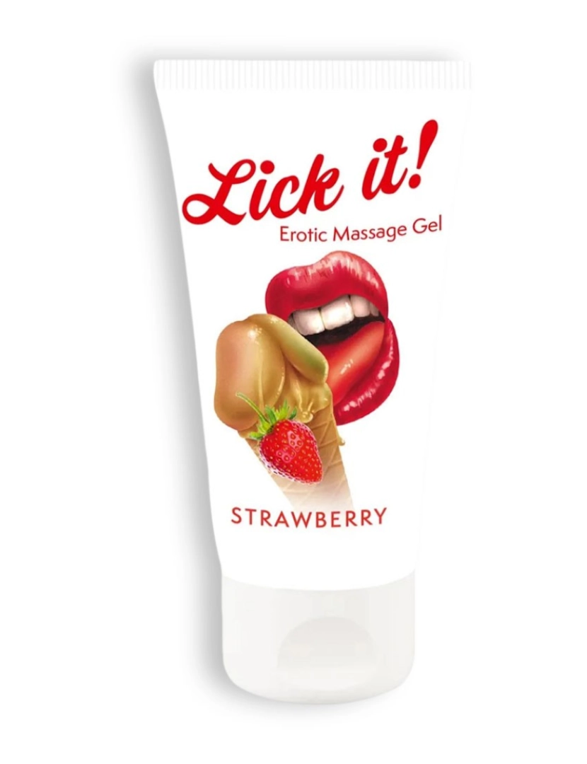 imagem de Óleo de Massagem Lick It Morango (50 ml)1