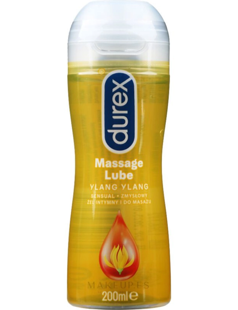 Durex - Gel Lubrificante e Massagem Durex® 2 em 1 Ylang Ylang (200 ml)