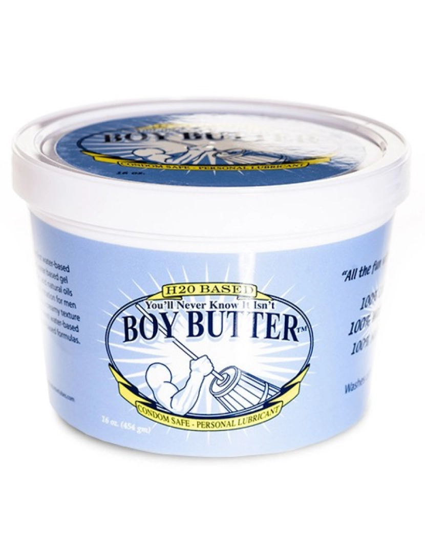 Boy Butter H2O Based - Creme Lubrificante Boy Butter À Base de Água (480 ml)
