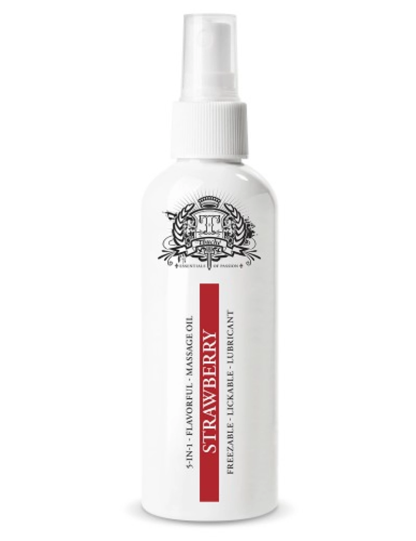 Touché - Lubrificante e Óleo de Massagem Spray Touche 5 em 1 Morango (80 ml)
