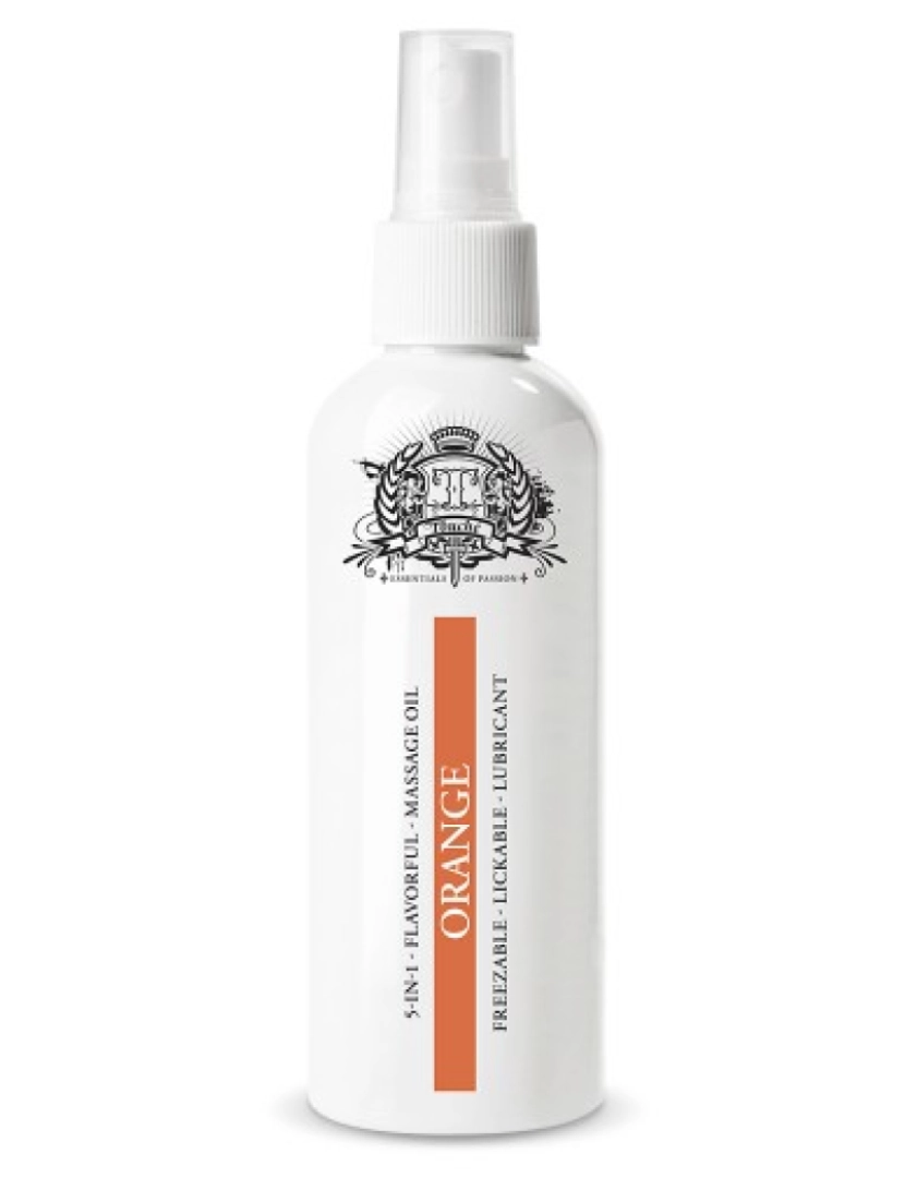 Touché - Lubrificante e Óleo de Massagem Spray Touche 5 em 1 Laranja (80 ml)