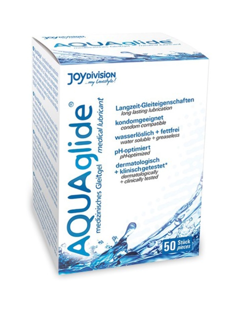Joydivision - Gel Lubrificante Aqua Glide Doses Individuais (50 Un)