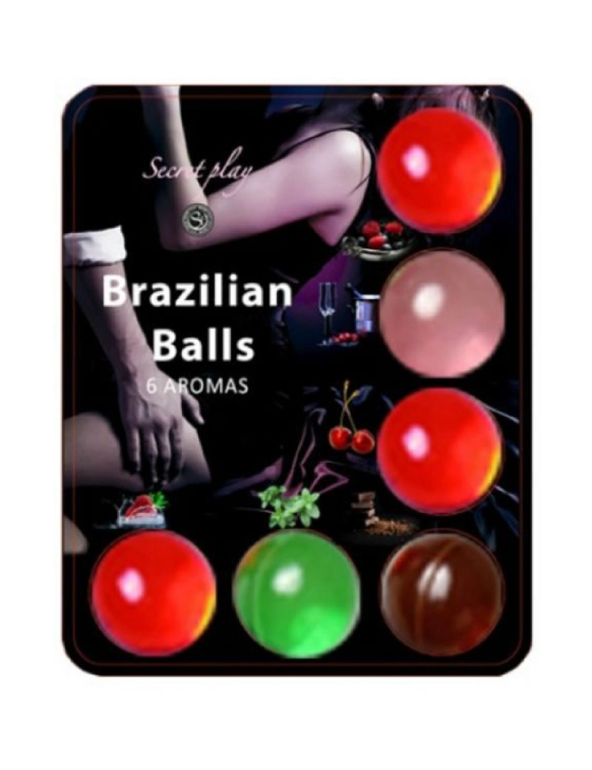 Secret Play - Bolinhas Explosivas Brazilian Balls MultiSabores (6 X 4 gr)