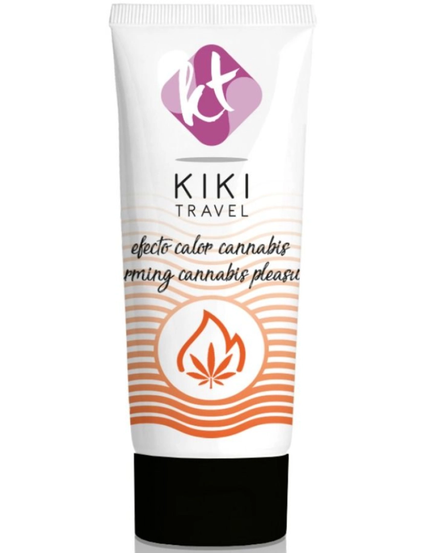 Kiki Travel - Lubrificante à Base de Água Kiki Travel Cannabis Efeito Calor (50 ml)