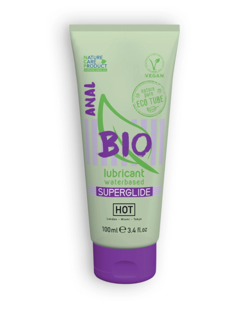 Hot - Lubrificante Anal à Base de Água Hot Bio Superglide (100 ml)