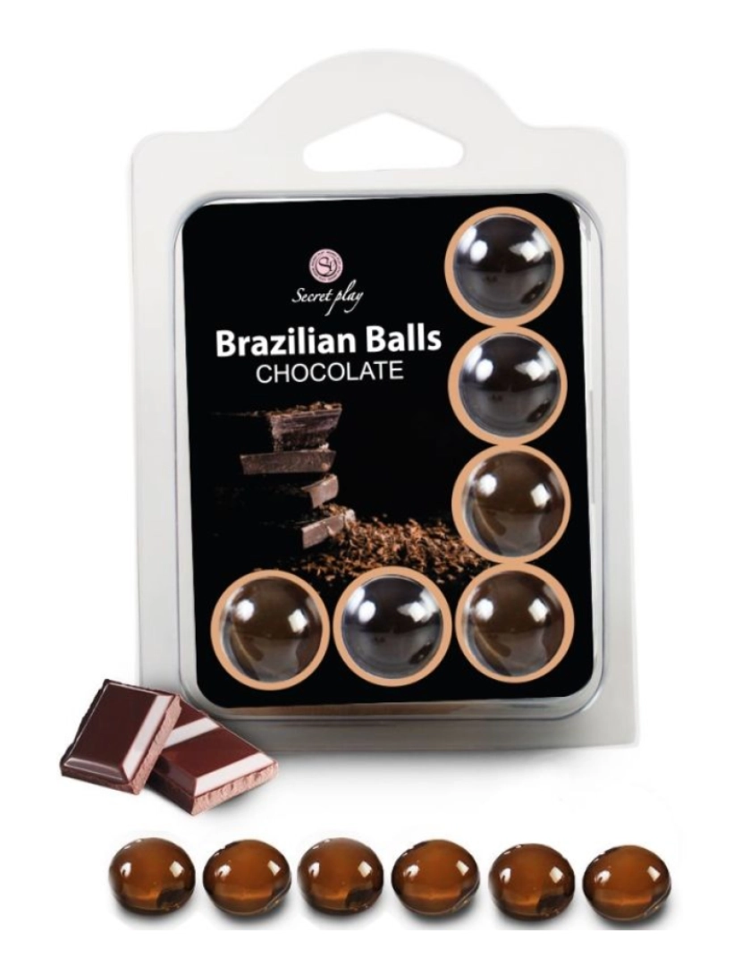 imagem de Bolinhas Explosivas Comestíveis Chocolate (6 Un)1