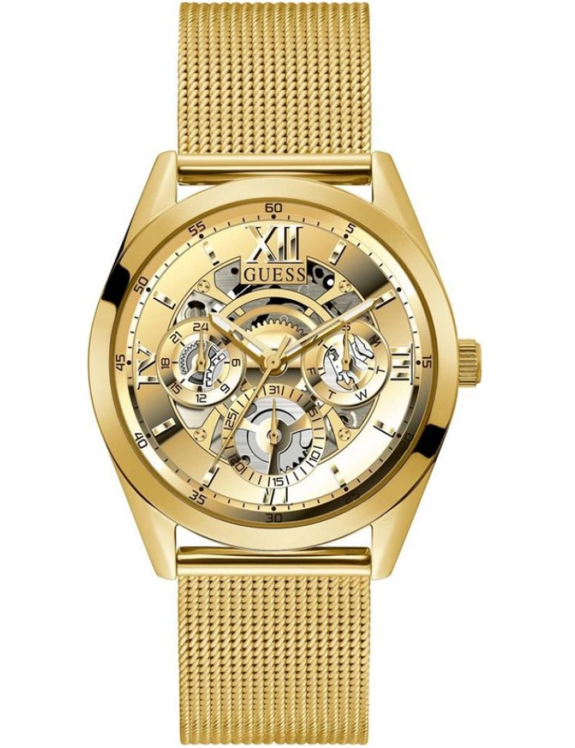 Guess - Relógio Homem Tailor Tom Dourado