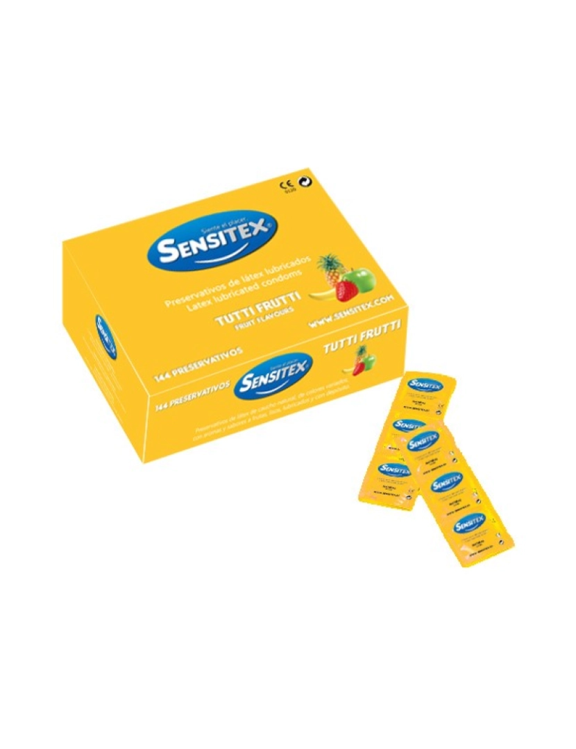 Sensitex - Preservativos Tuttifrutti Sensitex (144 Un)