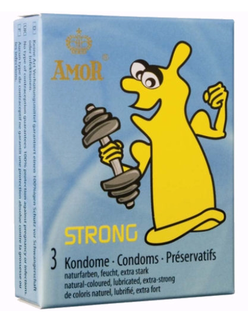 Amor - Preservativos Amor Strong (3 Un)