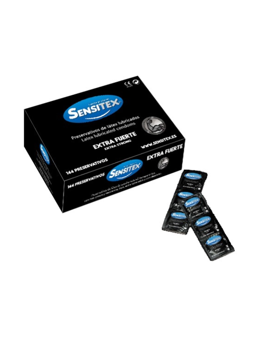 Sensitex - Preservativos Naturais Extra Fortes Sensitex (144 Un)