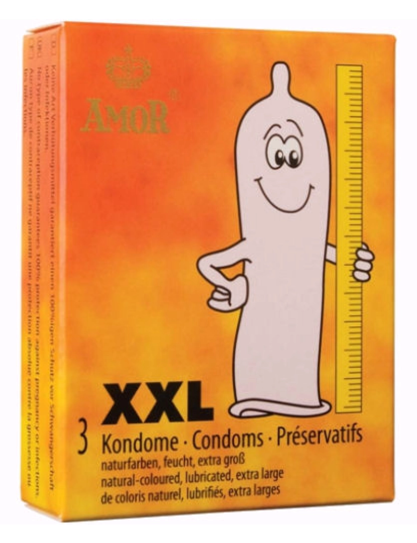 Amor - Preservativos Amor XXL (3 Un)