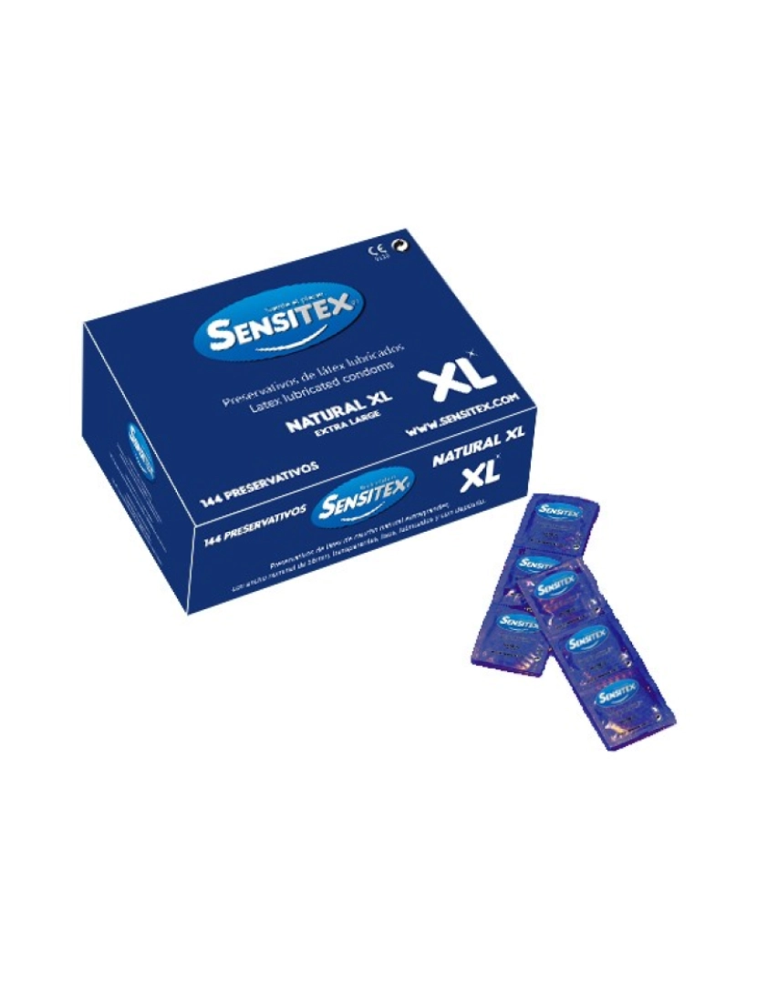 Sensitex - Preservativos Naturais XL Sensitex (144 Un)