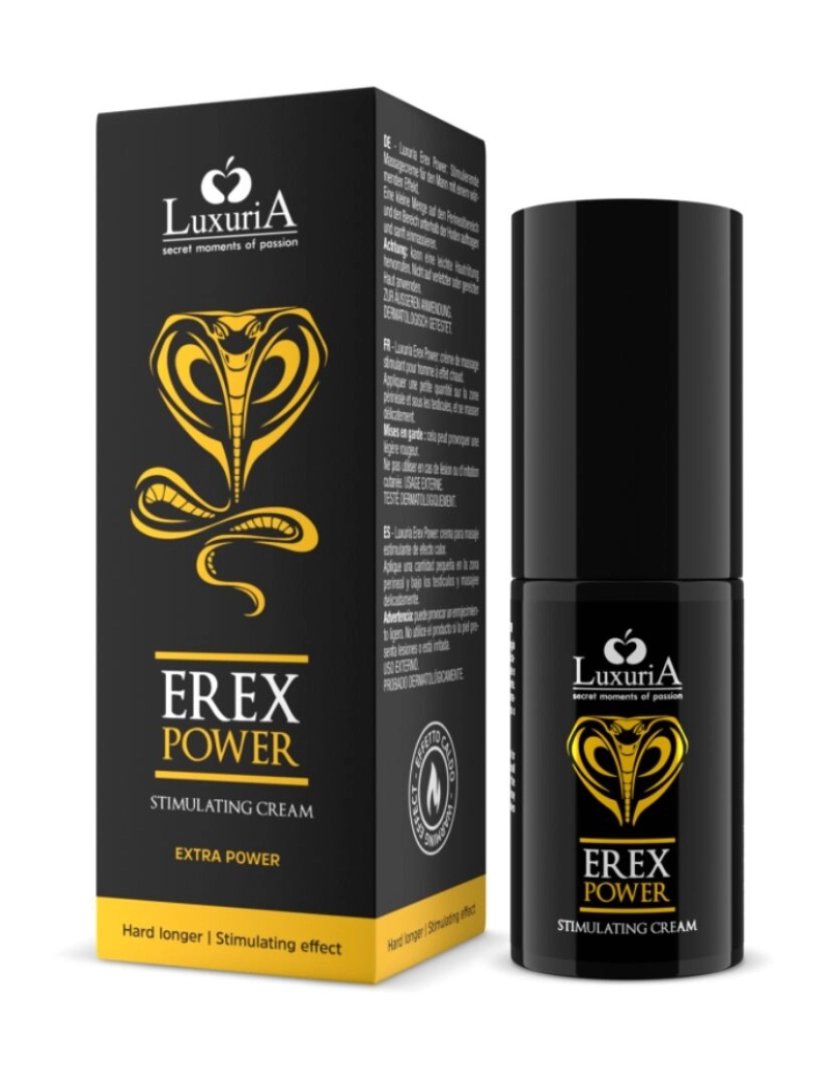 Intimateline Luxuria - Creme De Pênis Erex Power Hard Longer 30 Ml