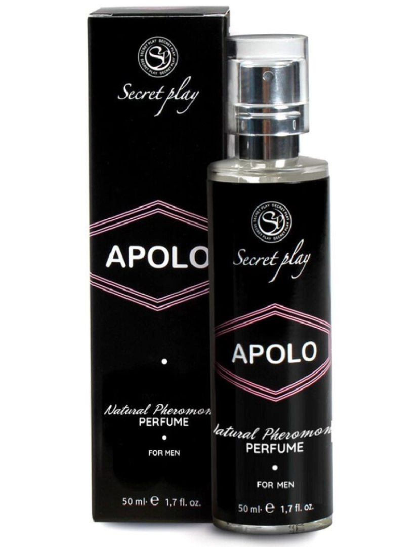 Secretplay Cosmetic - Perfume Masculino Secretplay Apolo Com Feromonas 50 Ml