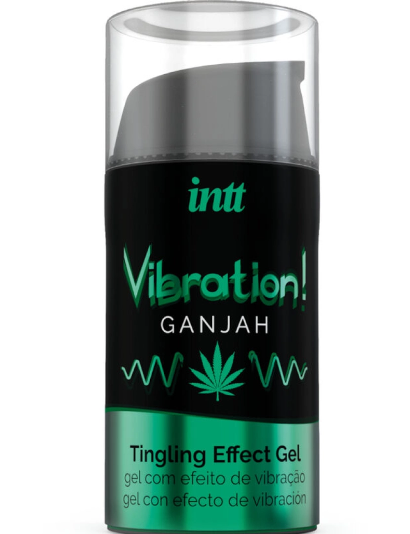 Intt Unisex Arousal Gel - Intt - Poderoso Estimulante Íntimo Gel Vibrante Líquido Cannabis 15Ml
