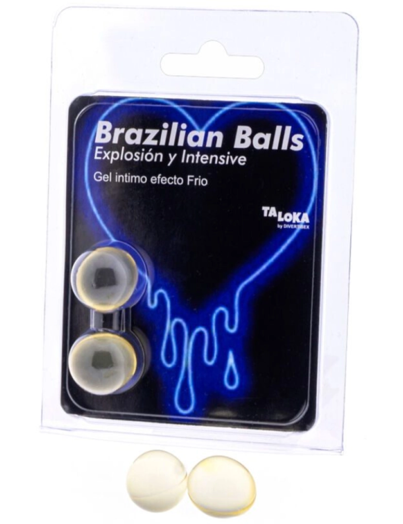 imagem de Taloka - 2 Bolas Brasileiras Frio E Efeito Vibração Gel Emocionante1