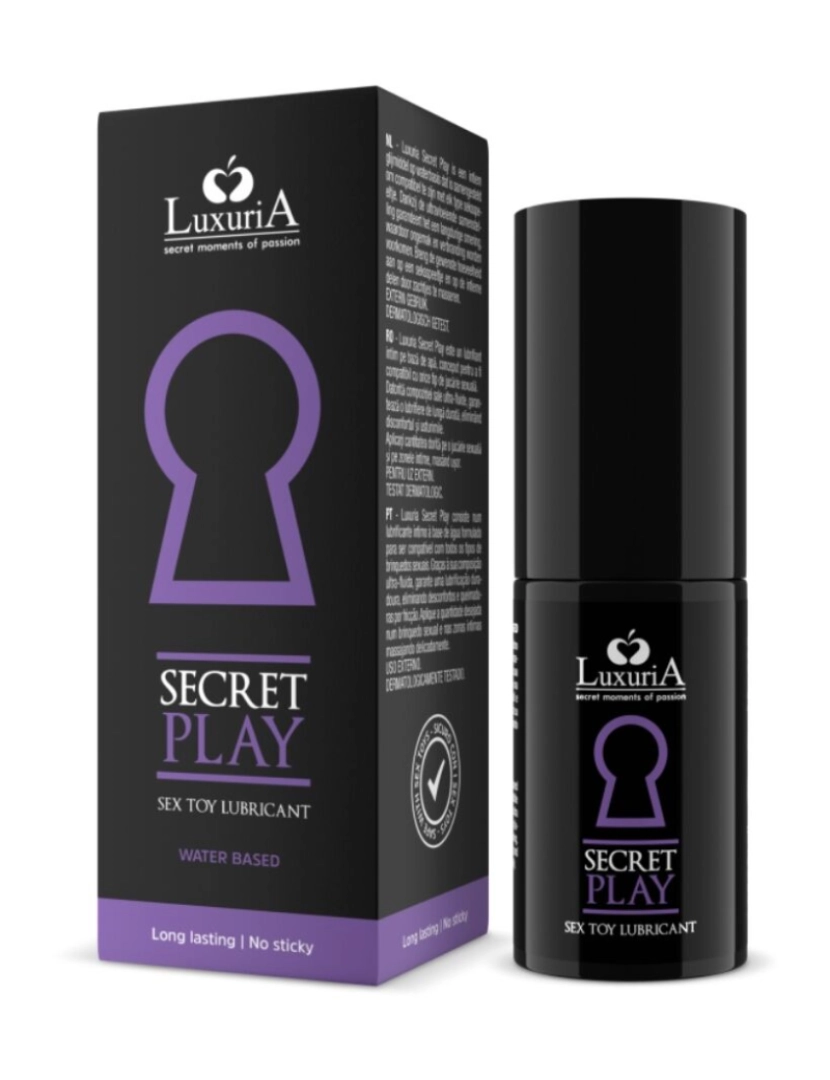 Intimateline Luxuria - Luxuria Secret Play Sex Toys Lubrificante 30 Ml