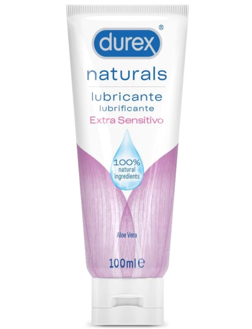 Durex Lubes - Durex Naturals Lubrificante Extra Sensível 100 Ml