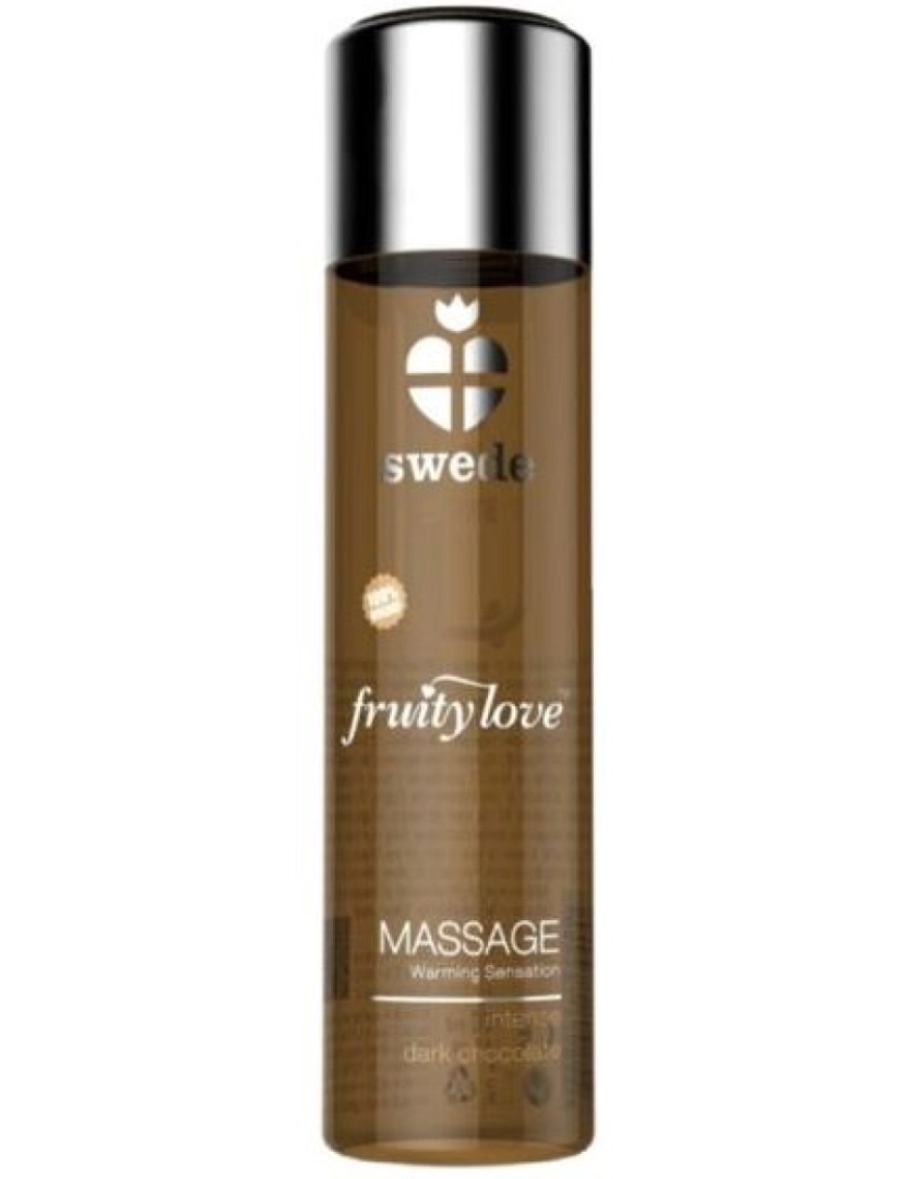 imagem de Sueco Fruity Love Efeito Aquecente Óleo De Massagem Chocolate Escuro Intenso 60 Ml.1