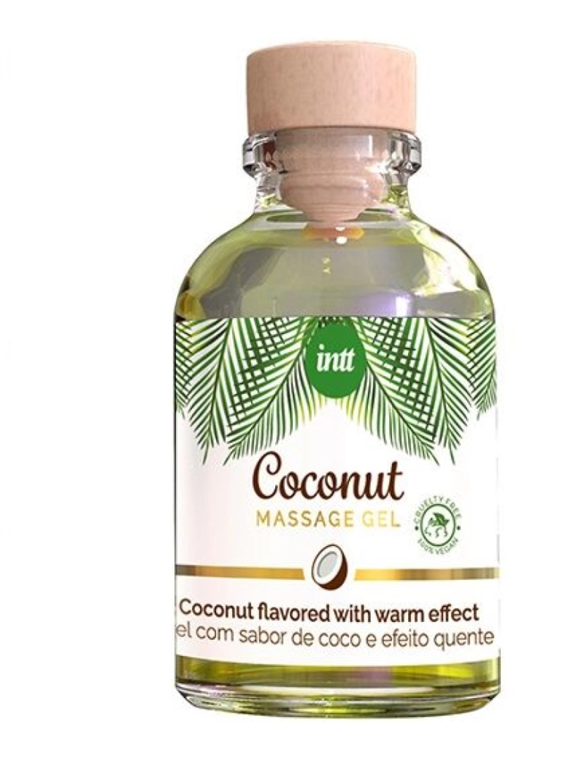 imagem de Intt - Gel De Massagem Vegano Com Sabor De Coco E Efeito Aquecente1