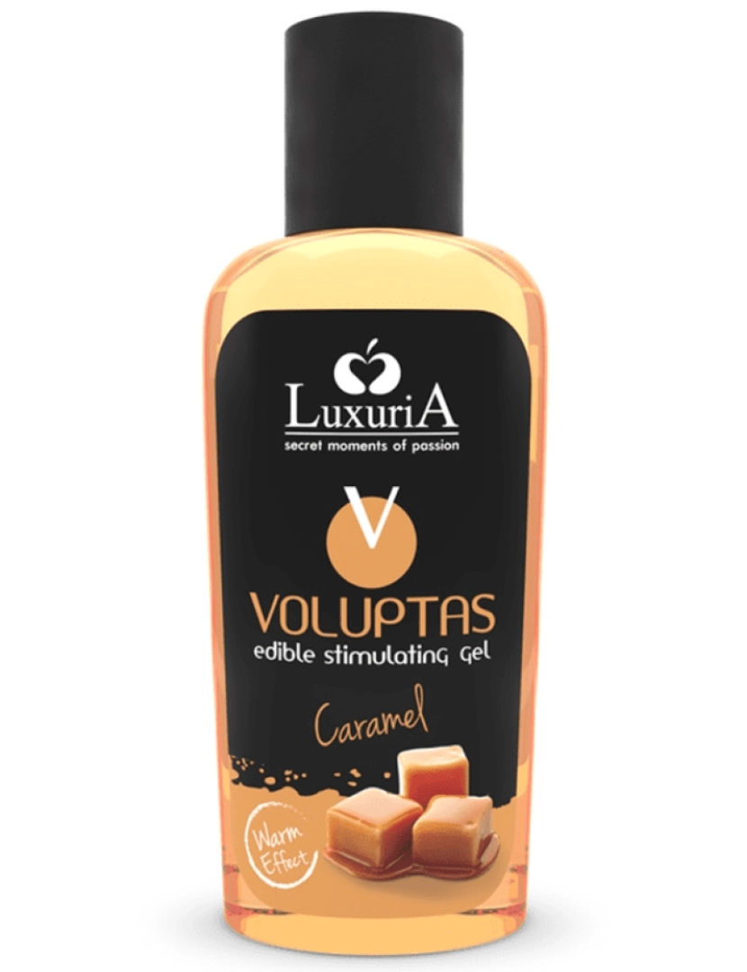 Intimateline Luxuria - Gel De Massagem Comestível Luxuria Voluptas Efeito Aquecente - Caramelo 100 Ml