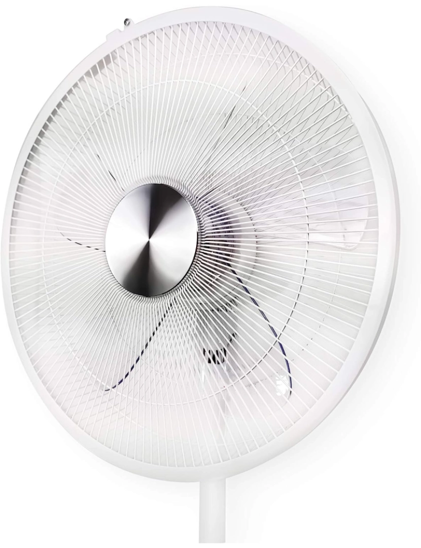 imagem de Grunkel - Ventilador de pé ultra silencioso com controle remoto e timer de até 7,5 horas - FAN-14 SILENCE - 4 velocidades, 3 modos e oscilação horizontal - 28W - Branco2