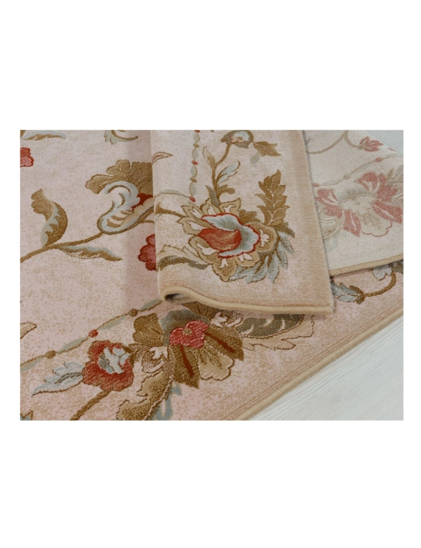 imagem de Tapete clássico de pura lã virgem BYZAN 539 BEIGE 170x240cm5