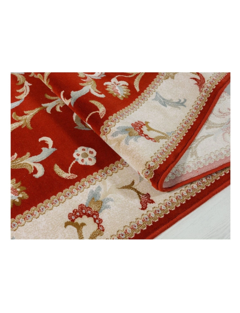 imagem de Tapete clássico de pura lã virgem BYZAN 542 GRANATE 120x160cm3