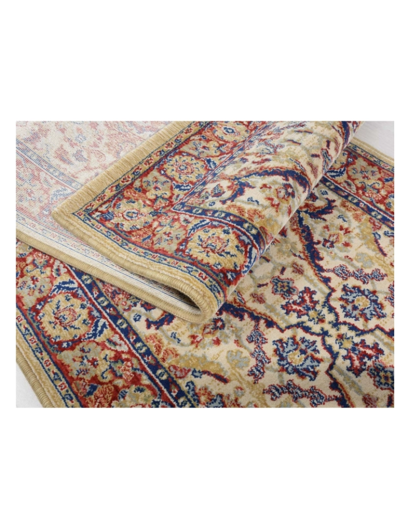 imagem de Tapete clássico de pura lã virgem GASTEIZ 03 BEIGE 70x250cm4