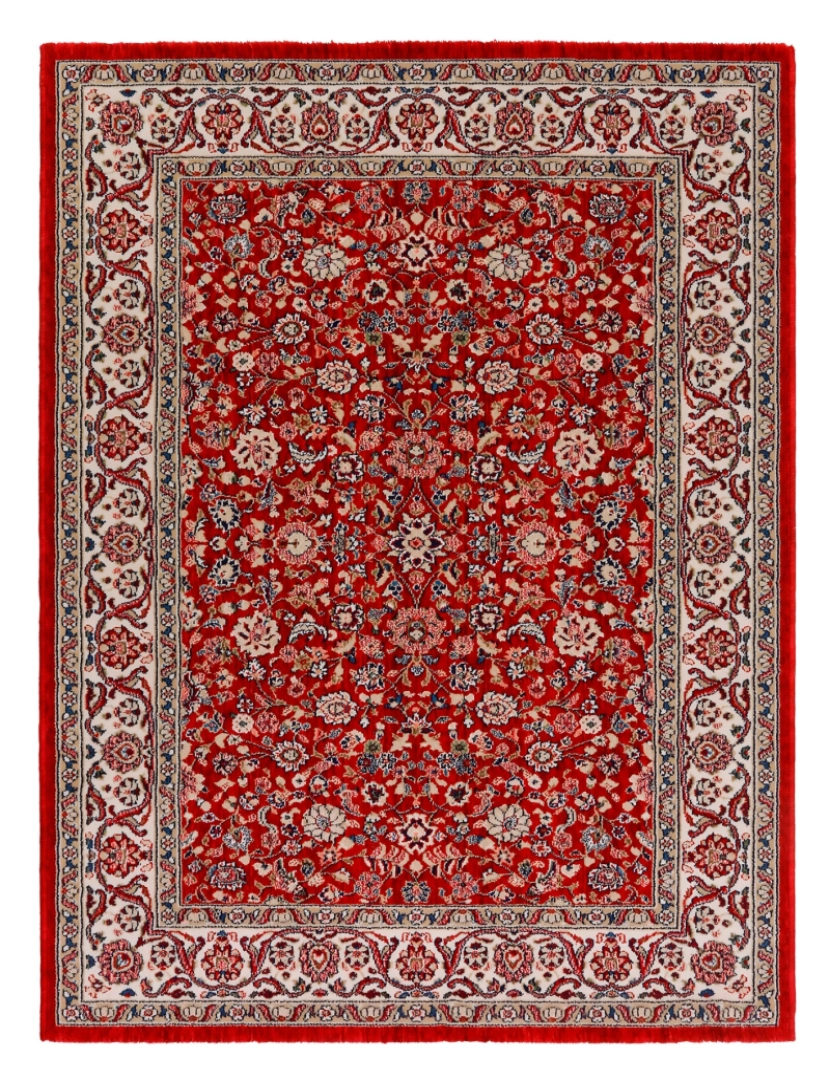 imagem de Tapete clássico de pura lã virgem GASTEIZ 05 ROJA 120x160cm1