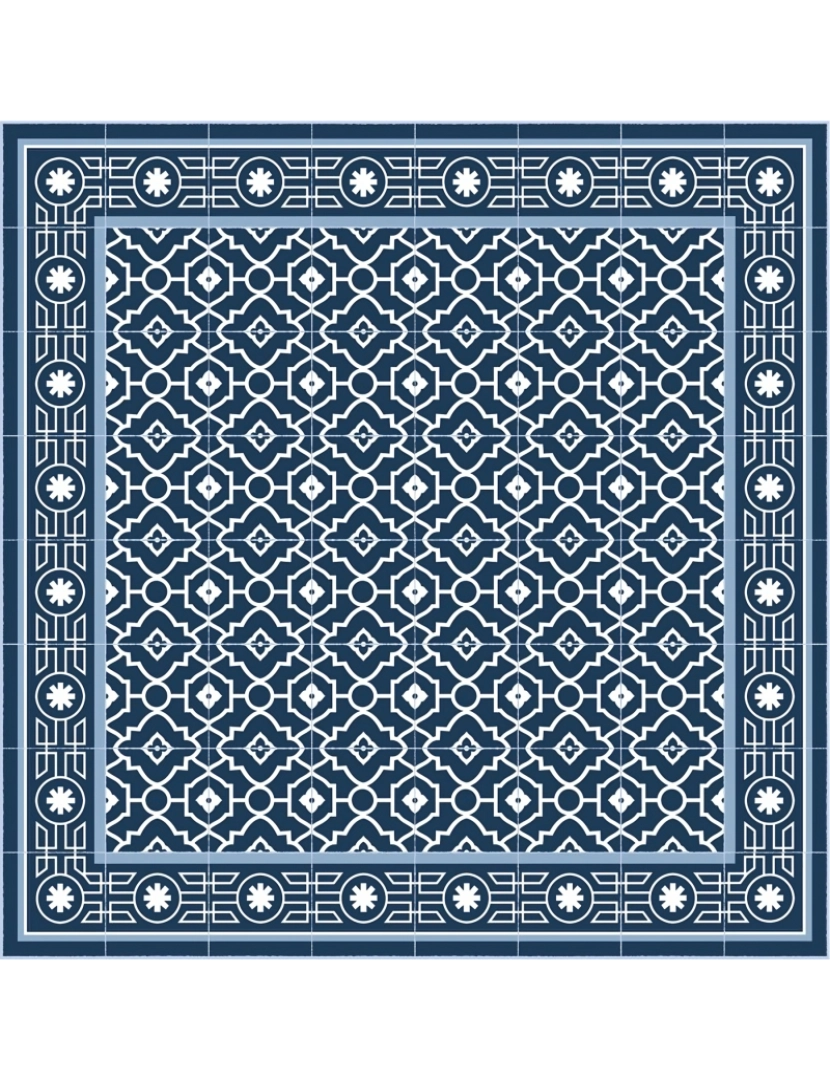 imagem de Tapete de vinil azulejo MAROC 120x120cm3