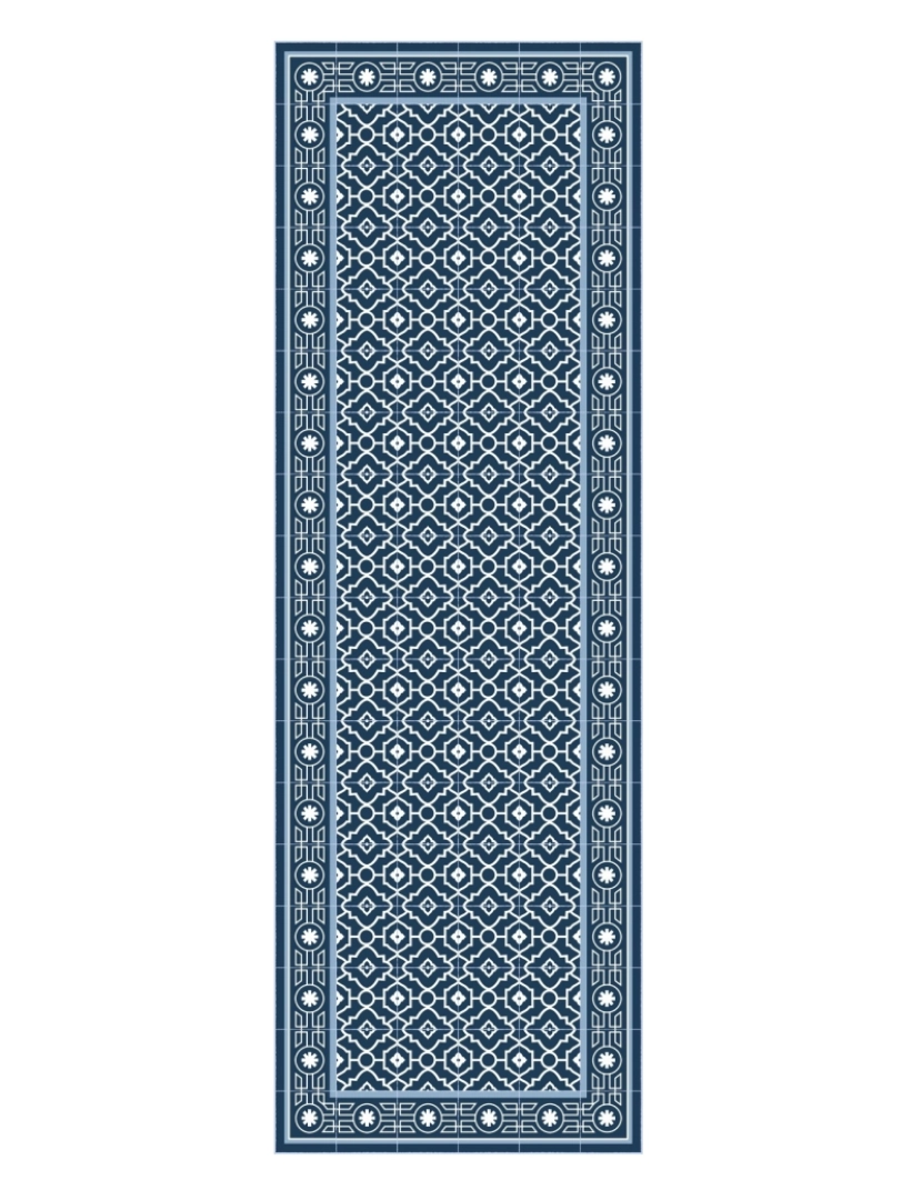 imagem de Tapete de vinil azulejo MAROC 120x120cm5