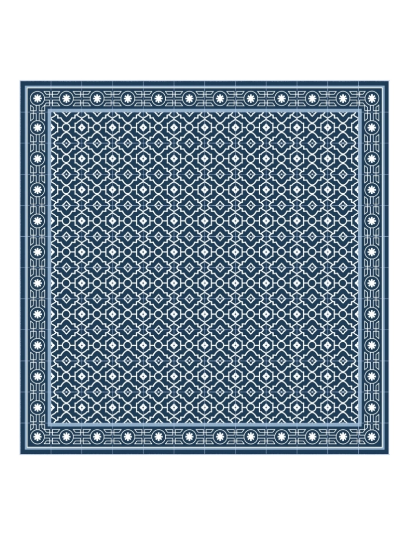 imagem de Tapete de vinil azulejo MAROC 120x120cm6