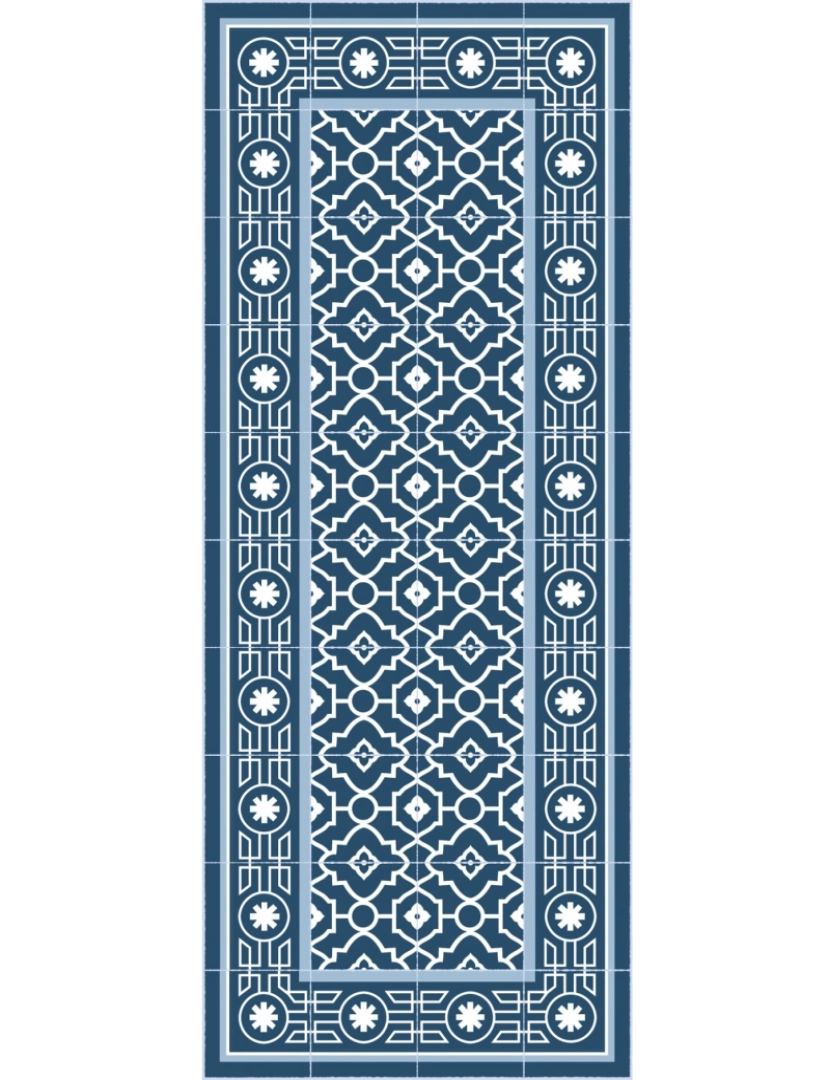 imagem de Tapete de vinil azulejo MAROC 120x120cm8
