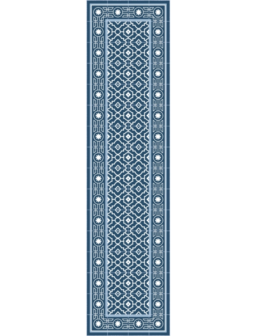 imagem de Tapete de vinil azulejo MAROC 120x120cm9