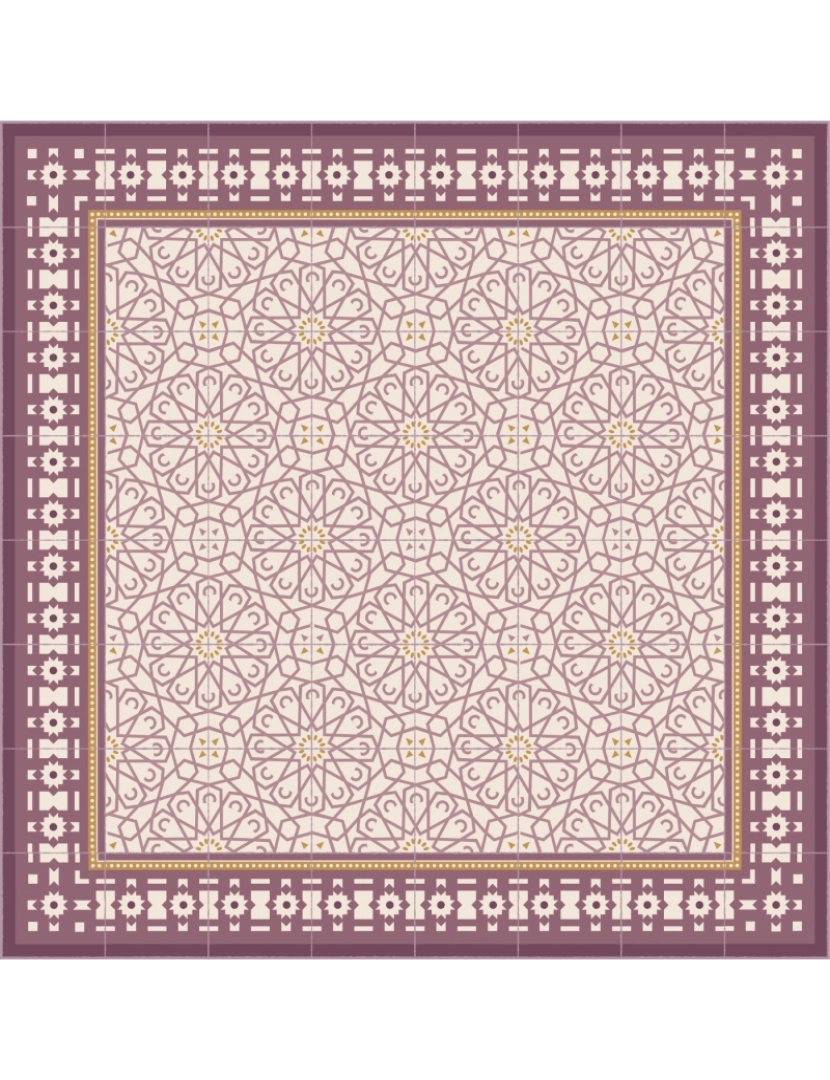 imagem de Tapete vinil azulejo marroquino SAMIRA 195x285cm10