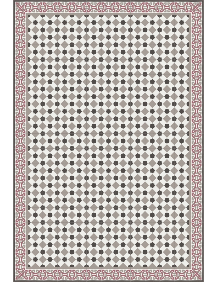 imagem de Tapete vinil azulejo CAMELOT 120x120cm2