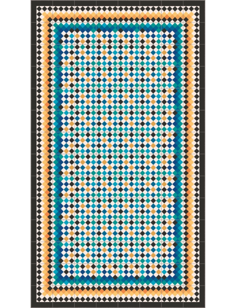 imagem de Tapete vinil azulejo KARMOY 195x285cm8
