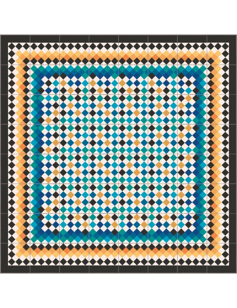 imagem de Tapete vinil azulejo KARMOY 195x285cm9