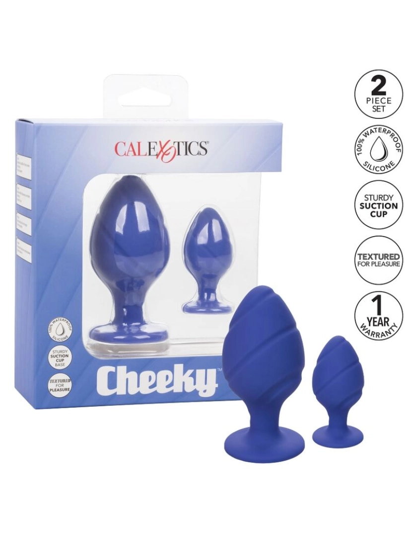 California Exotics - Calex Cheeky Buttplug - Roxo