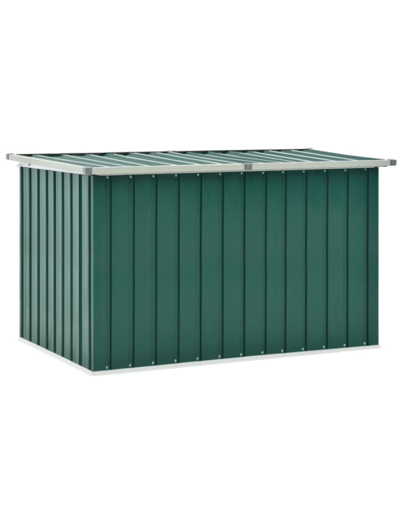 Vidaxl - vidaXL Caixa de arrumação para jardim 149x99x93 cm verde