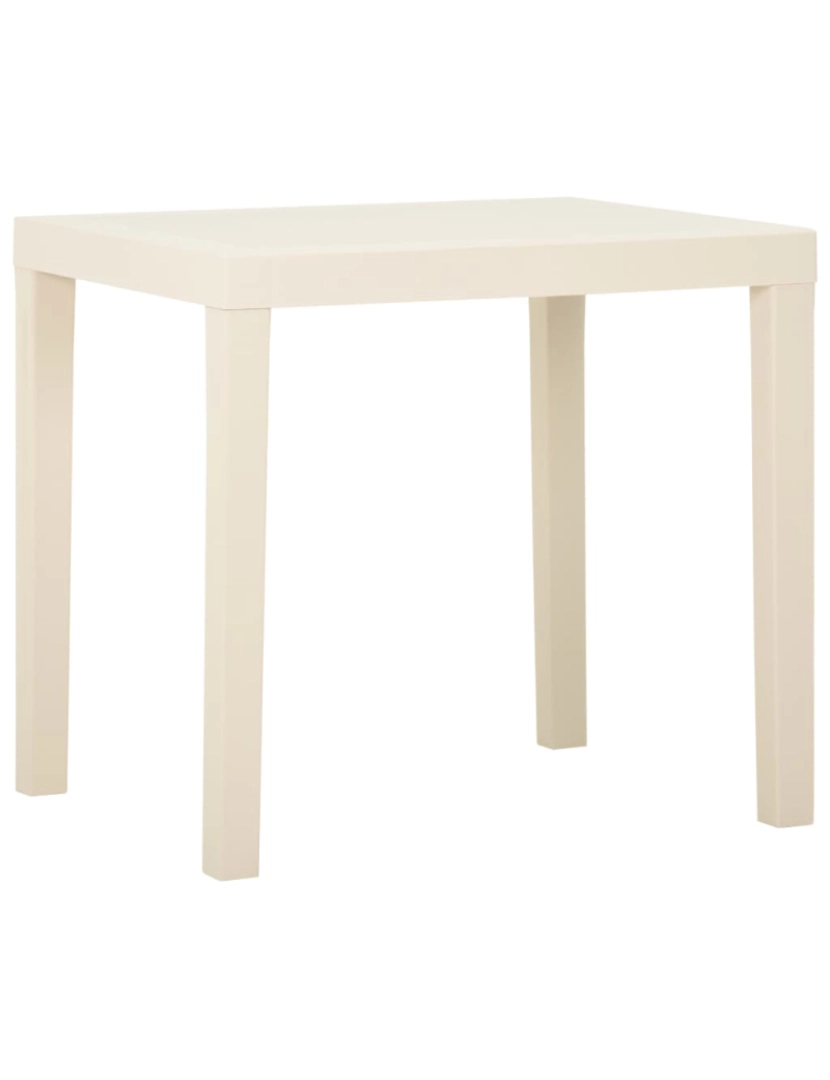 Vidaxl - vidaXL Mesa de jardim 79x65x72 cm plástico branco