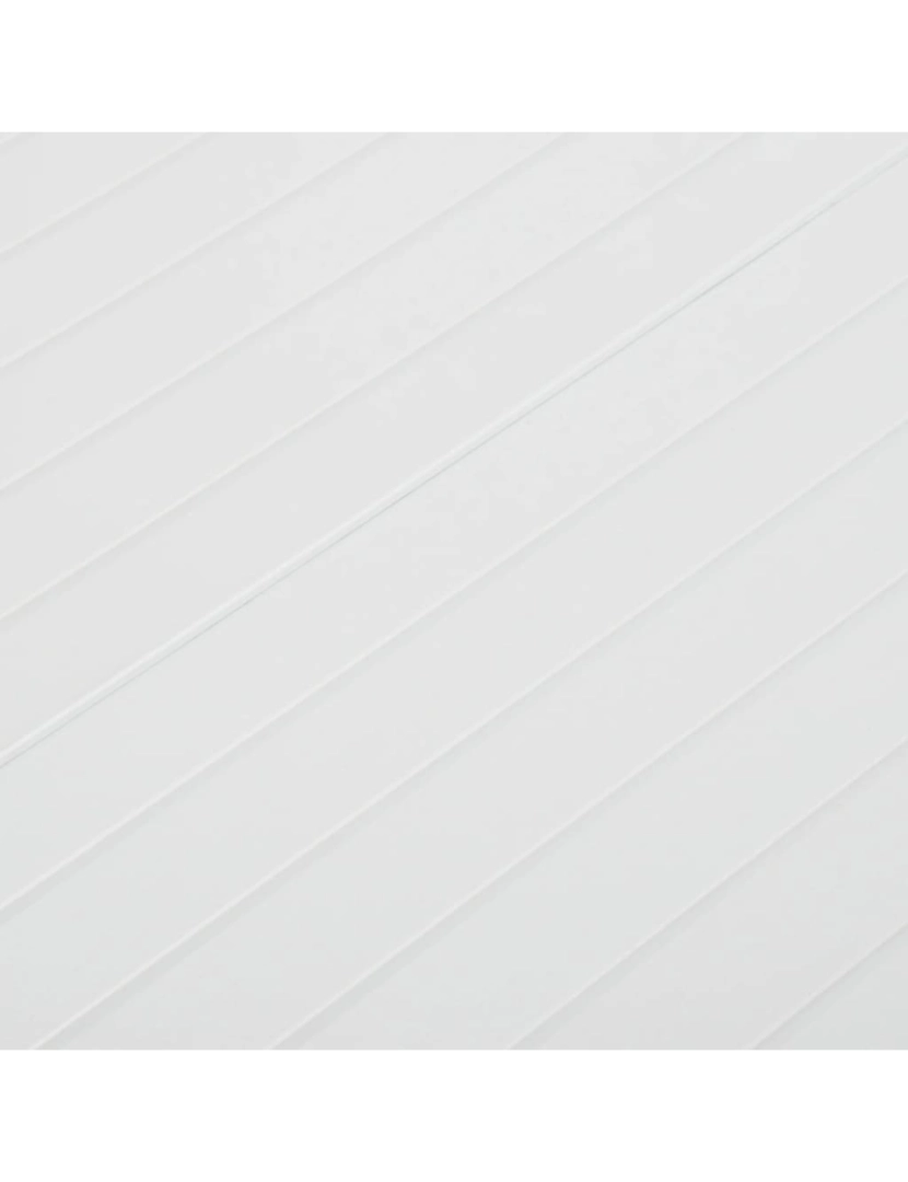 imagem de vidaXL Mesa de jardim 150x90x72 cm PP branco8