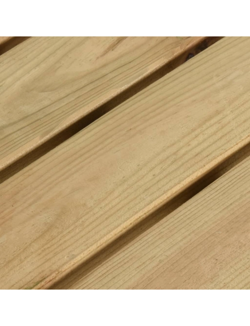 imagem de vidaXL Mesa de jardim 110x79x75 cm madeira de pinho impregnada6