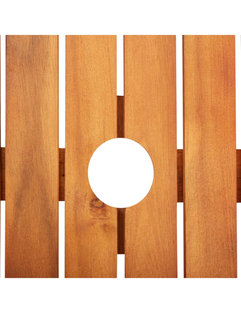 imagem de vidaXL Mesa de jardim 150x90x74 cm madeira de acácia maciça5