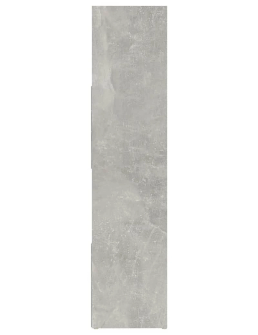 imagem de vidaXL Estante/divisória 105x24x102 cm cinzento cimento7