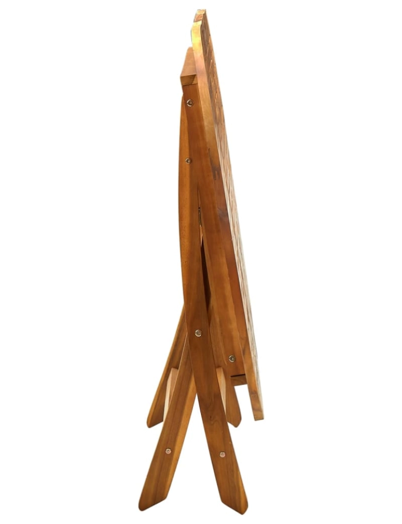 imagem de vidaXL Mesa de jardim dobrável 160x85x75 cm madeira de acácia maciça6