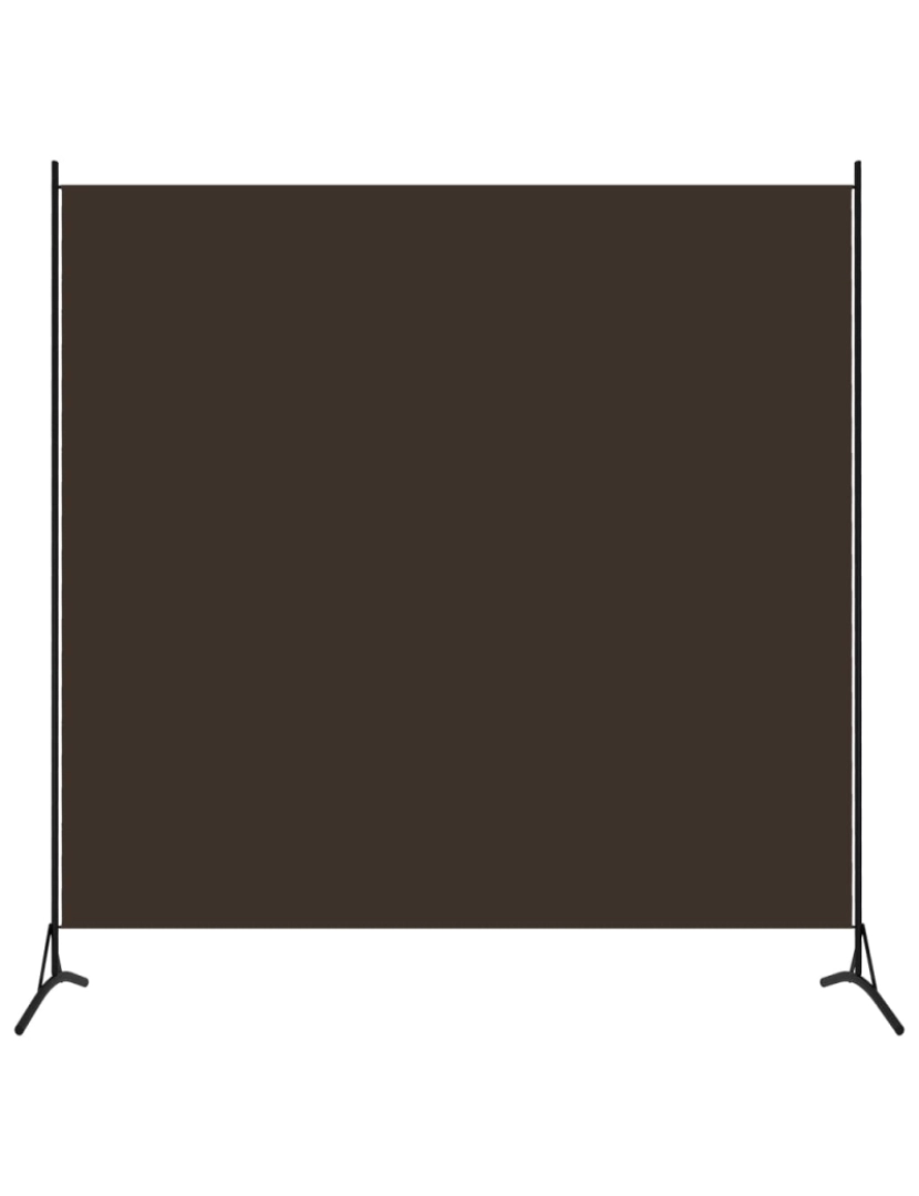 Vidaxl - vidaXL Divisória de quarto com 1 painel 175x180 cm castanho