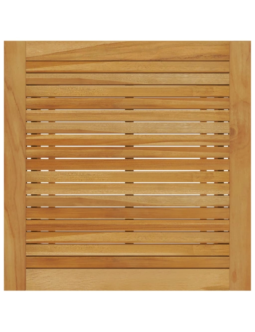 imagem de vidaXL Mesa de jantar para jardim 88x88x74 cm madeira de acácia maciça5